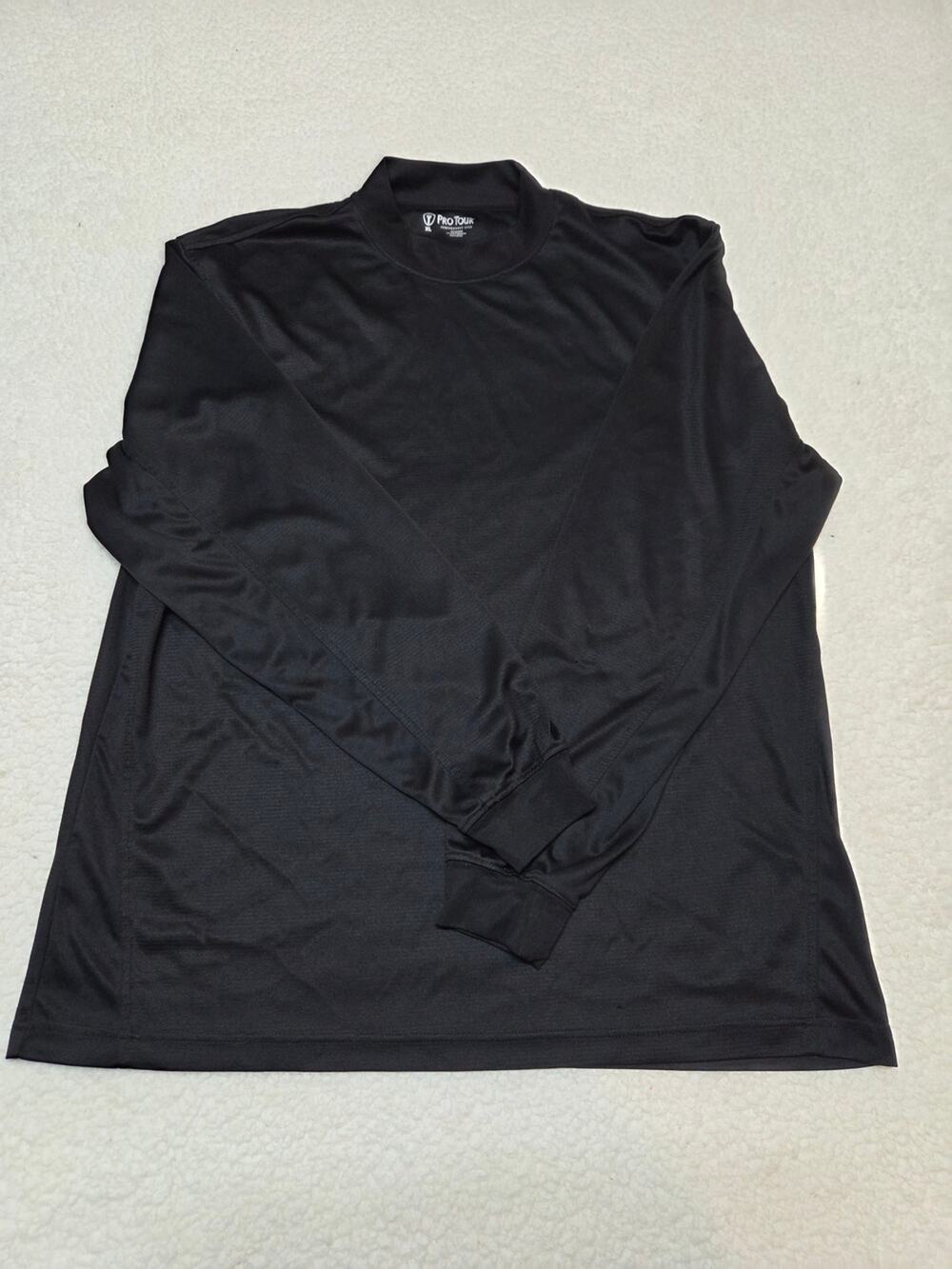 Men's Long Sleeve Performance Shirt - Black